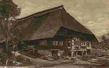 77793 Gutach Ältestes Haus *ca. 1930