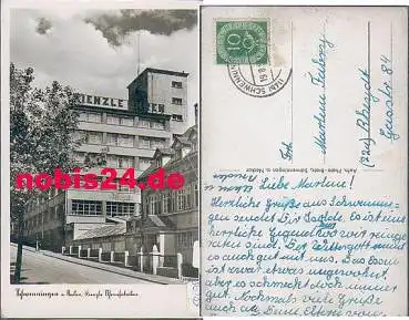 78166 Schwenningen Kienzle Uhrenfabrik o 19.8.1953