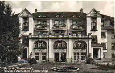 77880 Sasbach Erlenbad Kurhaus Marienheim o 10.9.1953
