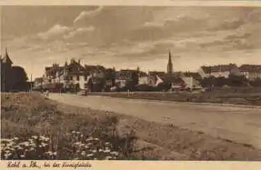 77694 Kehl am Rhein bei der Kinzigbrücke *ca. 1920