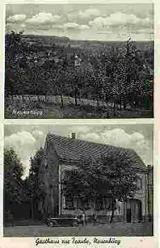 76703 Neuenbürg Gasthaus Traube Landpoststempel o 01.04.1942