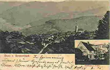 76596 Bermersbach Gasthaus Blume o 25.8.1905