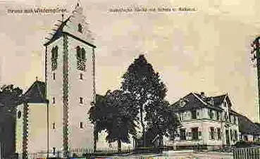 78333 Winterspüren Kath. Kirche Schule Rathaus o 19.7.1921