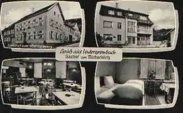 76646 Untergrombach Gasthof zum Michaelsberg gebr. 1961