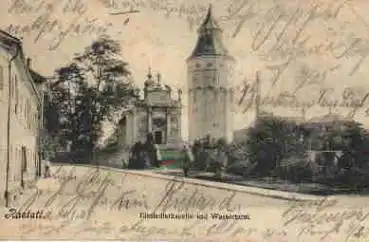 76437 Rastatt Einsiedlerkapelle Wasserturm o 15.01.1906