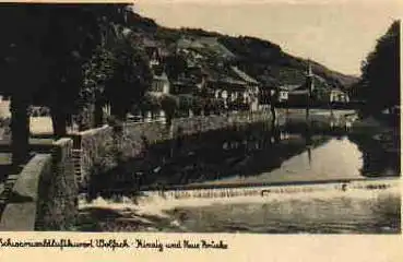 77709 Wolfach Kinzig Brücke gebr. 21.6.1944