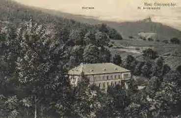 76835 Bad Gleisweiler Kurhaus Feldpost Vereins Lazarett o 07.07.1918