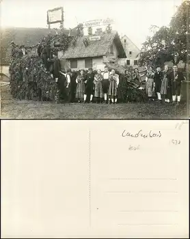 97990 Laudenbach Weikersheim Fest Altweiber-Mühle Echtfoto *ca. 1930