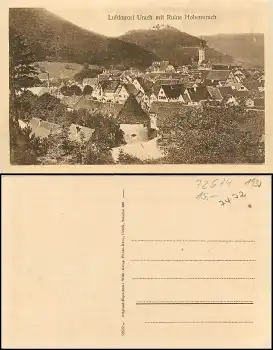 72574 Bad Urach mit Ruine Hohenurach o ca. 1930