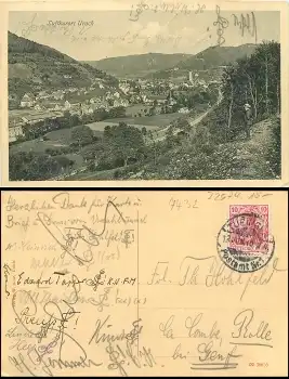 72574 Bad Urach Totalansicht o  13.06.1910