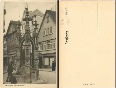 72760 Reutlingen Lindenbrunnen *ca. 1930