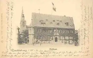 06484 Quedlinburg Rathaus o 25.06.1899