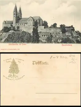 06484 Quedlinburg Schlosskirche Stengel Verlag 9392 * ca. 1900