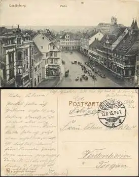 06484 Quedlinburg Markt o 13.08.1915