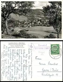 74405 Eutendorf Landpoststempel o 21.07.1956