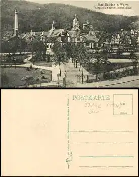 37242 Bad Sooden Kurpark mit Kurmittelhaus * ca. 1930
