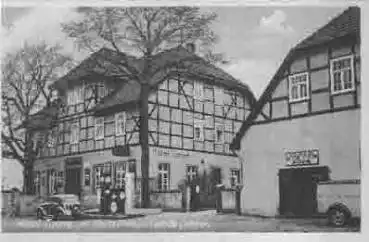 32469 Lahde Weser Esso Tankstelle Hotel Tonne o ca.19343