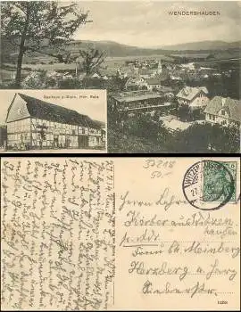 37215 Witzenhausen Wenderhausen Gasthaus Stern o 27.7.1914