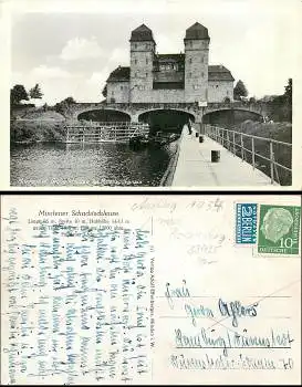 32425 Minden Schleuse des Mittellandkanal  gebr. 1954