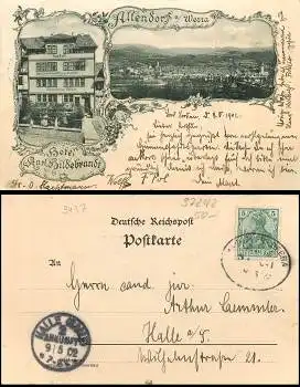 37242 Bad Sooden Allendorf Hotel Hildebrandt o 9.5.1902