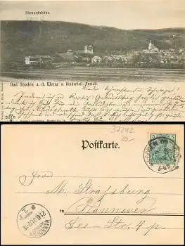 37242 Bad Sooden Werra Kinderheil-Anstalt o 21.6.1901