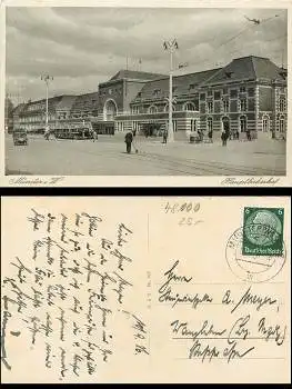 Münster Westfalen Hauptbahnhof o 18.9.36