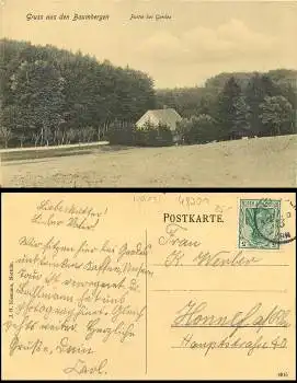 48301 Nottuln Baumbergen Partie bei Gerdes o 1913