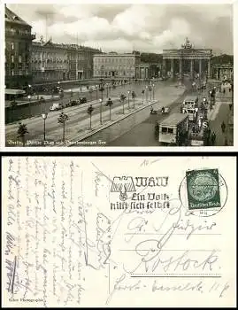 Berlin Pariser Platz und Brandenburger Tor  6.12.1938