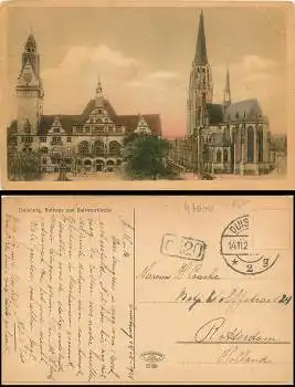 Duisburg Rathaus Salvatorkirche o 14.11.1924