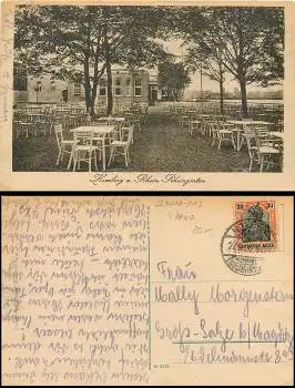 Duisburg Homberg Rheingarten o 27.9.1920