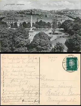 Stuttgart Schlossplatz o 27.12.29