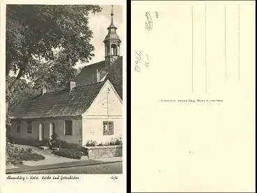22926 Ahrensburg i. Holst. Kirche u. Gottesbüden *ca.1930