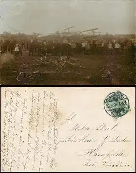 Lockstedt Hamburg  Luftschifffeld Echtfoto o 23.9.1909