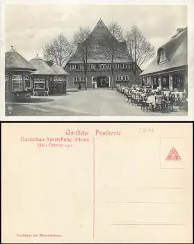 Altona Hamburg Gartenbauausstellung *1914 Pavillons am Bauernhause 