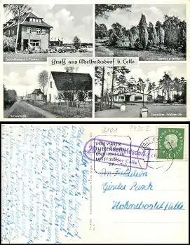 29352 Adelheidsdorf bei Celle Landpoststempel o 2.7.1950