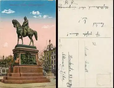 Hamburg Kaiser Wilhelm Denkmal  gebr. um 1920