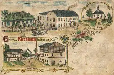 09569 Kirchbach bei Oederan Litho o 10.6.1907