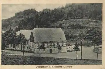 09544 Dittersbach bei Neuhausen Erzgebirge Gasthaus  o 24.07.1919