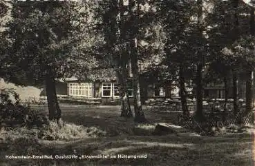 09337 Hohenstein-Ernstthal Gaststätte Klausmühle im Hüttengrund o 1963