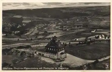 09544 Neuhausen Erzgebirge Berghaus Schwartenberg u. Neuhausen  o 18.08.1934
