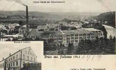 09569 Falkenau Sachsen Klemms Gasthof o 27.7.1909