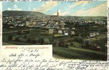 09456 Annaberg Erzgebirge vom Schreckenberg o 4.6.1903