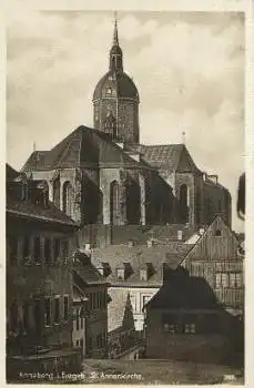 09456 Annaberg Erzgebirge St. Annenkirche o ca. 1930