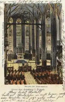 09456 Annaberg Erzgebirge Annenkirche o 26.2.1905