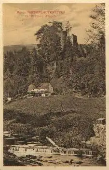 09517 Zöblitz Ruine Niederlauterstein * ca. 1930