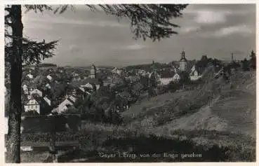 09468 Geyer Erzgebirge von der Binge *ca. 1940