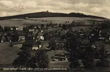 09548 Seiffen Kirche u. zum Schwartenberg o 13.10.1967