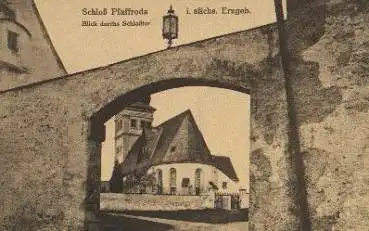 09526 Pfaffroda Erzgebirge Schloss  *ca. 1935