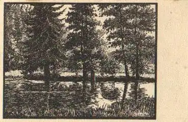 09526 Olbernhau, Erlösung, Künstlerkarte v. Erich Eiland a.d. Serie Seele der Heimat  o 14.9.1925