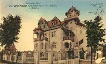 09423 Gelenau, Genesungsheim der Gemeinsamen Ortskrankenkasse Chemnitz o ca. 1920 